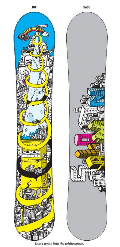 Snowboarddesign av Ghica Popa