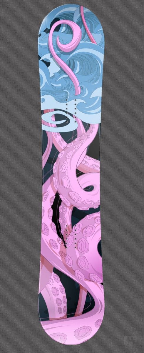 Snowboarddesign av Konrad Kirpluk