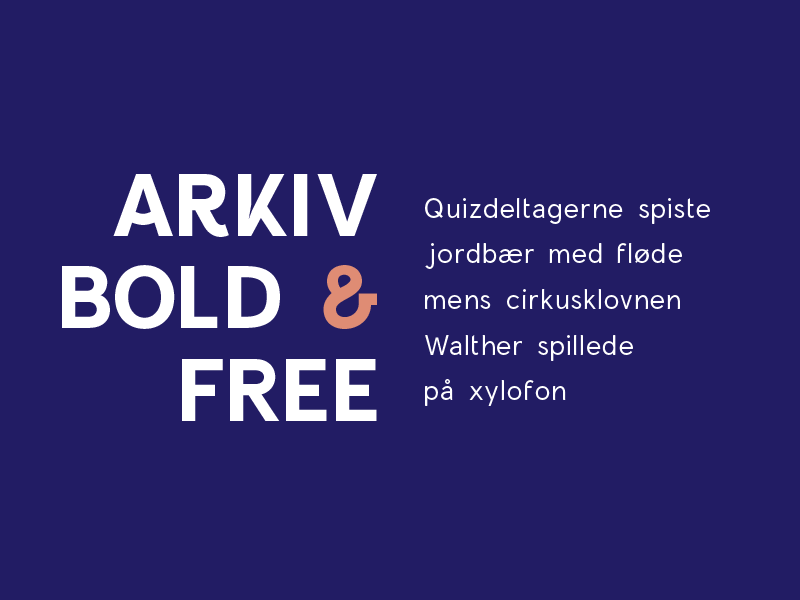 เก็บถาวร Bold Freebie โดย Timo Kuilder