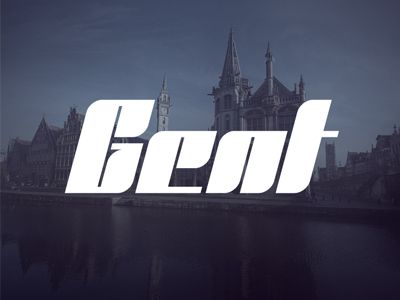 แบบอักษร Gent โดย Tarek Okbir