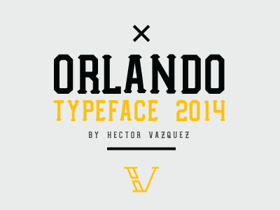 Orlando Typeface โดย Hector Vazquez