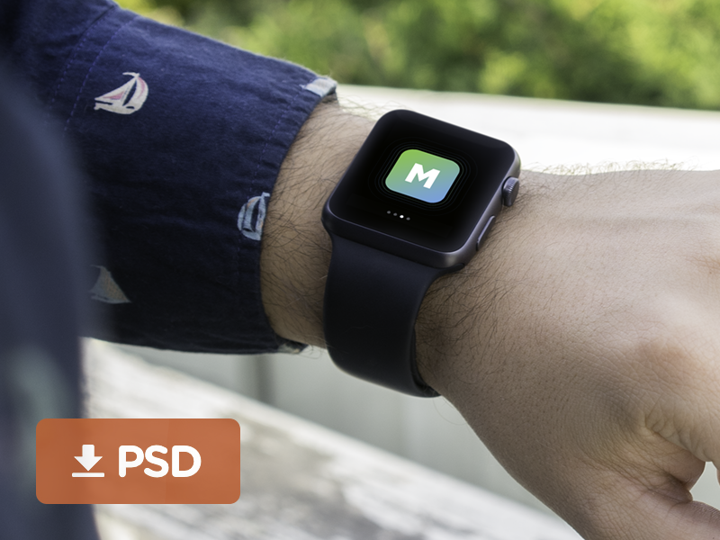Apple Watch Mockup av Tomas Jasovsky