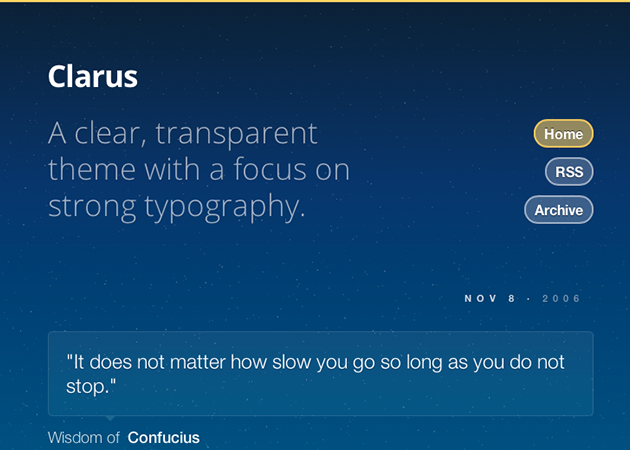 Tema Clarus Tumblr