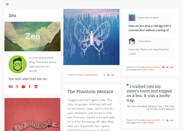Tema Zen Tumblr