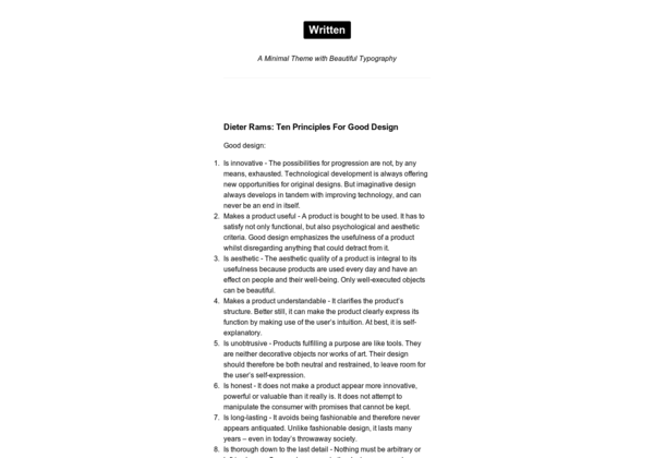 Tema escrito de Tumblr