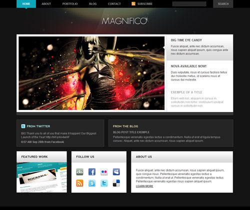 Gratis Magnifico PSD av DDStudios