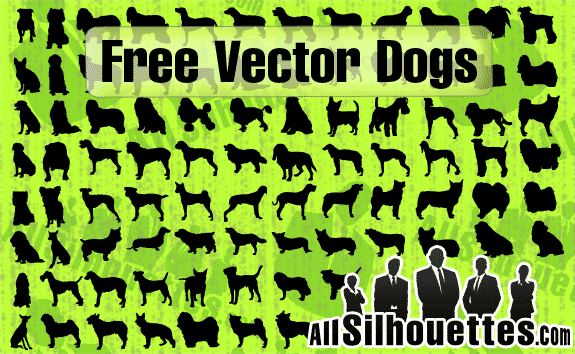 Siluetas de perros