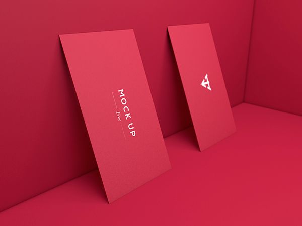 6 maquetas de tarjetas de visita