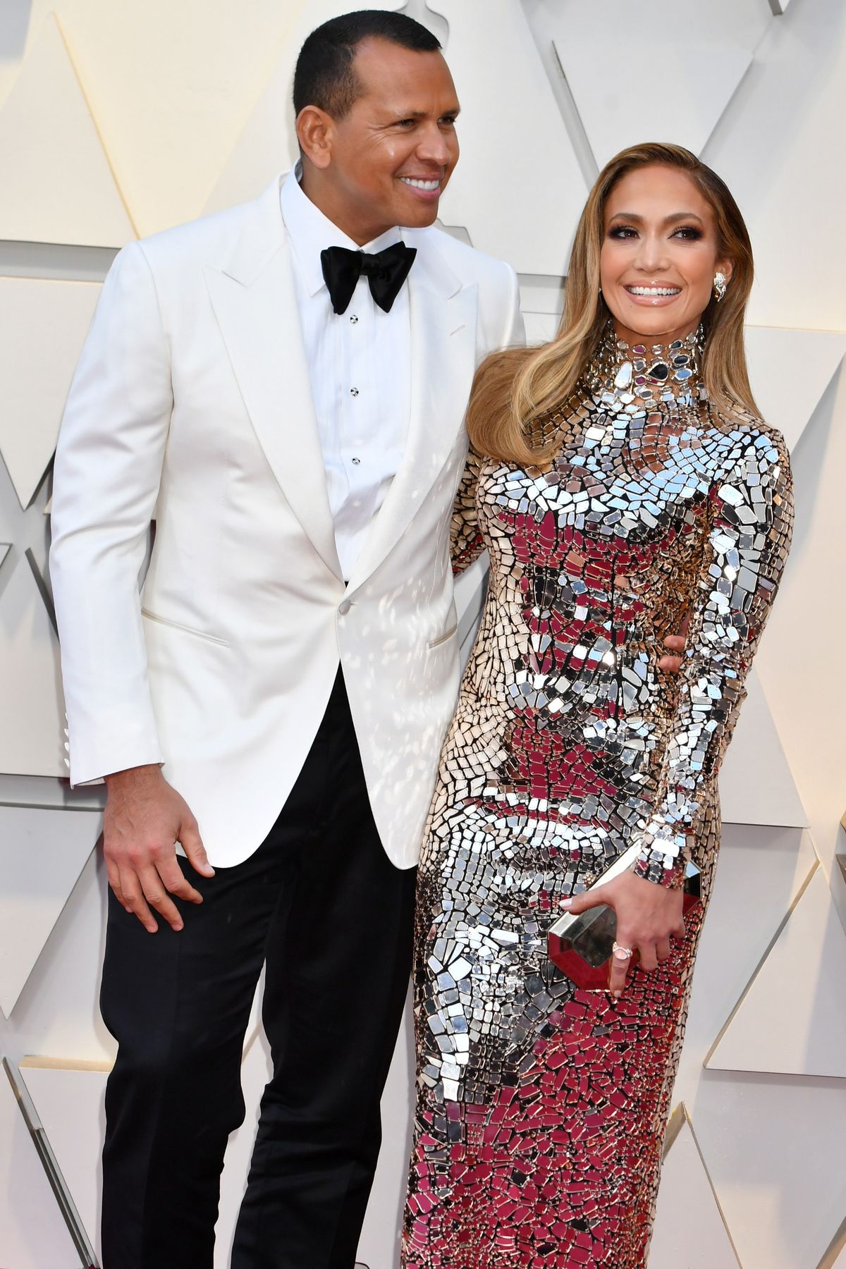 Alex Rodriguez och Jennifer Lopez närvarar vid den 91:a årliga Oscarsgalan i Hollywood och Highland den 24 februari 2019...