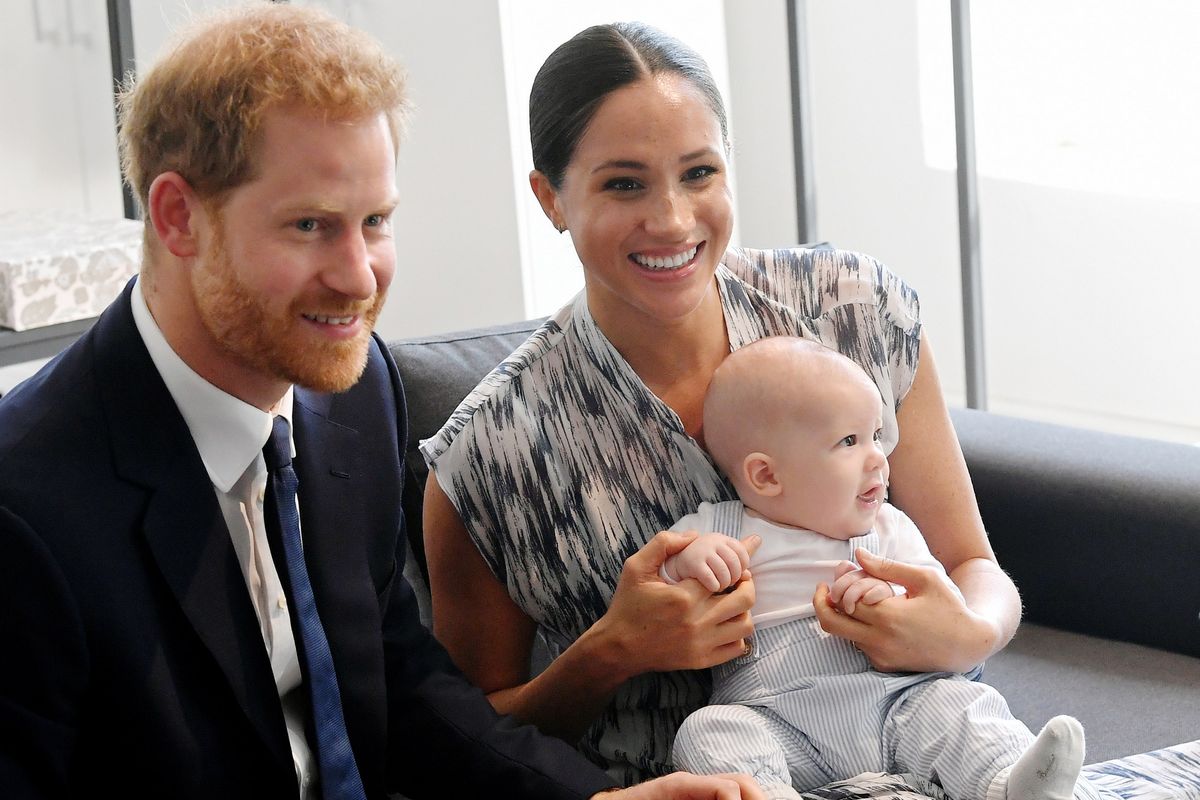 Prinz Harry Meghan Markle und Archie in Kapstadt 2019