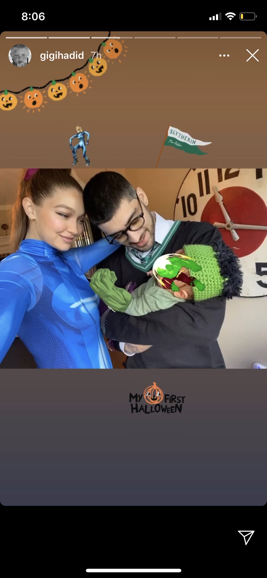 Foto de Halloween de la familia Gigi Hadid
