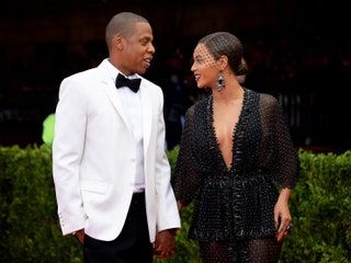 Beyonce y Jay Z asisten a la Met Gala 2014.