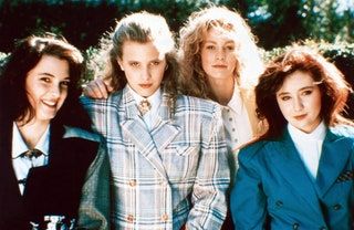 Winona Ryder Kim Walker Lisanne Falk Shannen Doherty en Heathers