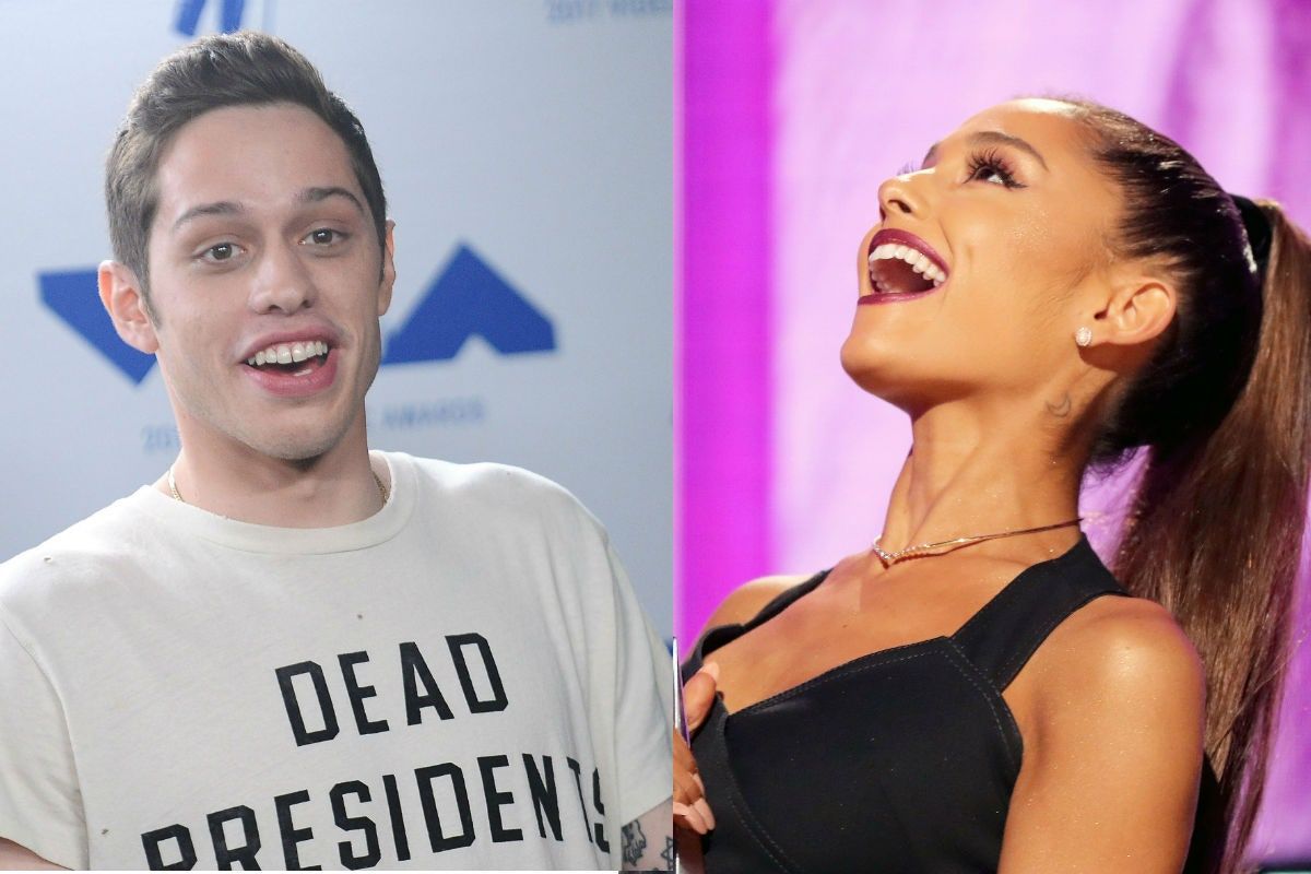Ta slika lahko vsebuje Pete Davidson Human Person Clothing Apparel Face Crows in občinstvo