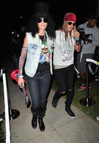 Cindy Crawford y Rande Gerber en Halloween