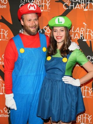 Seth Rogen y Lauren Miller Mario y Luigi