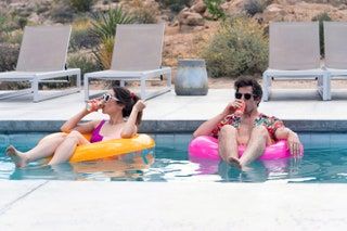 PALM SPRINGS från vänster Cristin Milioti Andy Samberg 2020
