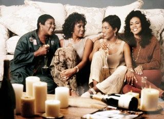 VÄNTAR PÅ ATT ANDAS UT från vänster Loretta Devine Whitney Houston Angela Bassett Lela Rochon 1995