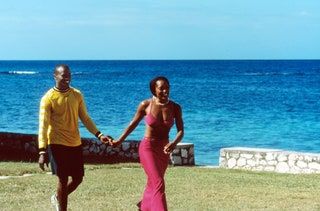How Stella Got Her Groove Back-scen med Taye Diggs och Angela Bassett