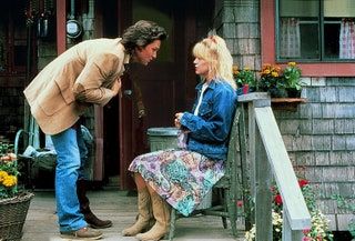 Goldie Hawn och Kurt Russell i Overboard