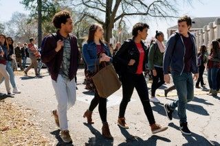Jorge Lendeborg Jr. Katherine Langford Alexandra Shipp Nick Robinson in Love Simon