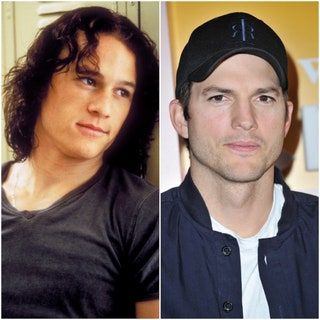 Heath Ledger y Ashton Kutcher dividen la imagen.