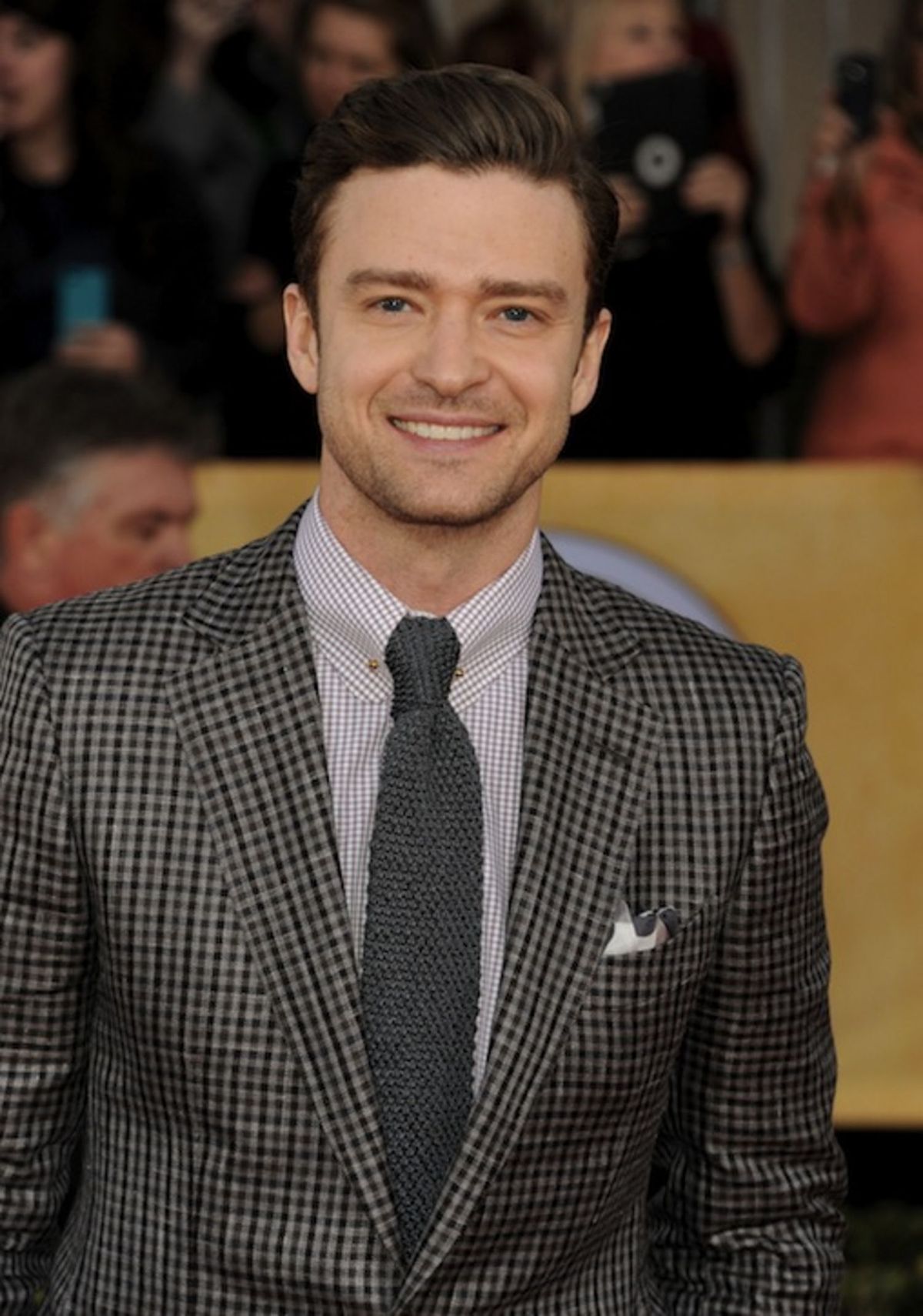 Bild kann enthalten Justin Timberlake Krawattenzubehör Zubehör Mensch und Krawatte