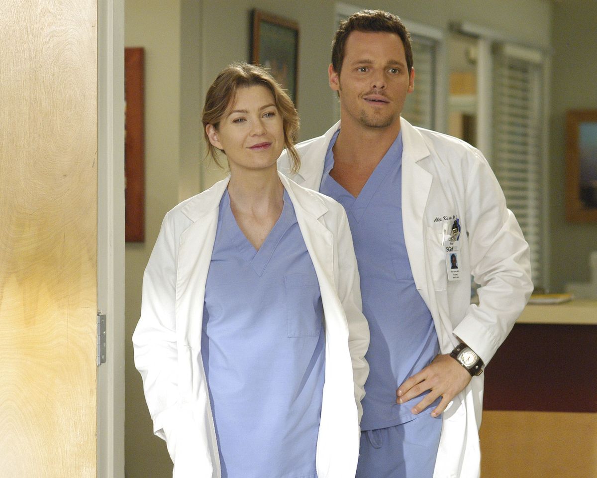 Meredith Grey y Alex Karev en Grey