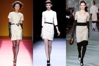 Bild kann menschliche Person Kleidung Bekleidung Laufsteg Ärmel Mode Langarm und Damen enthalten