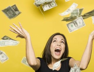 Nuotraukoje gali būti Money Human Person ir Doleris