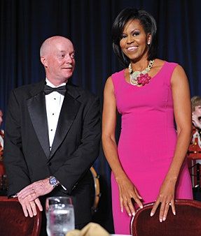 Kuva saattaa sisältää Michelle Obama Human Person ja People