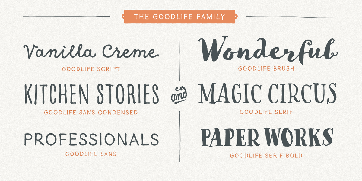 Goodlife de HVD Fonts
