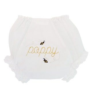 Funda para pañales con estampado de abejas monogramable Cece DuPraz