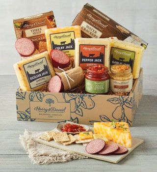 presentförpackning för kött och ost