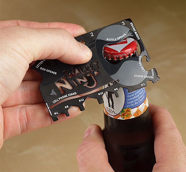 Карманный многофункциональный инструмент Wallet Ninja 18-in-1