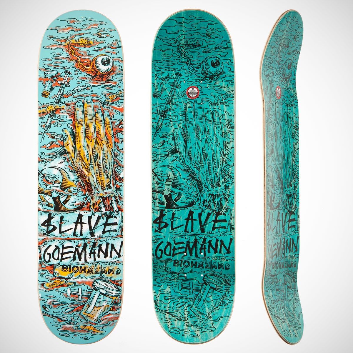 ”Joe Goemann Wasted” skateboarddäck av Ben Horton för Slave