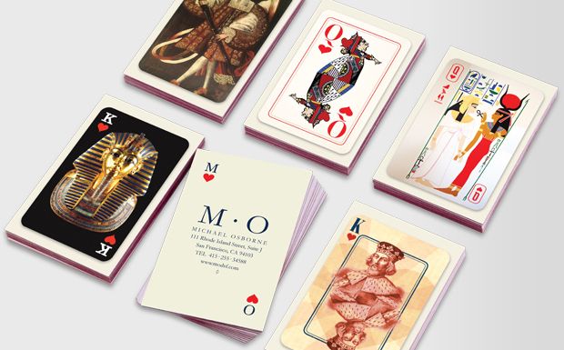 Card of Hearts Business Cards