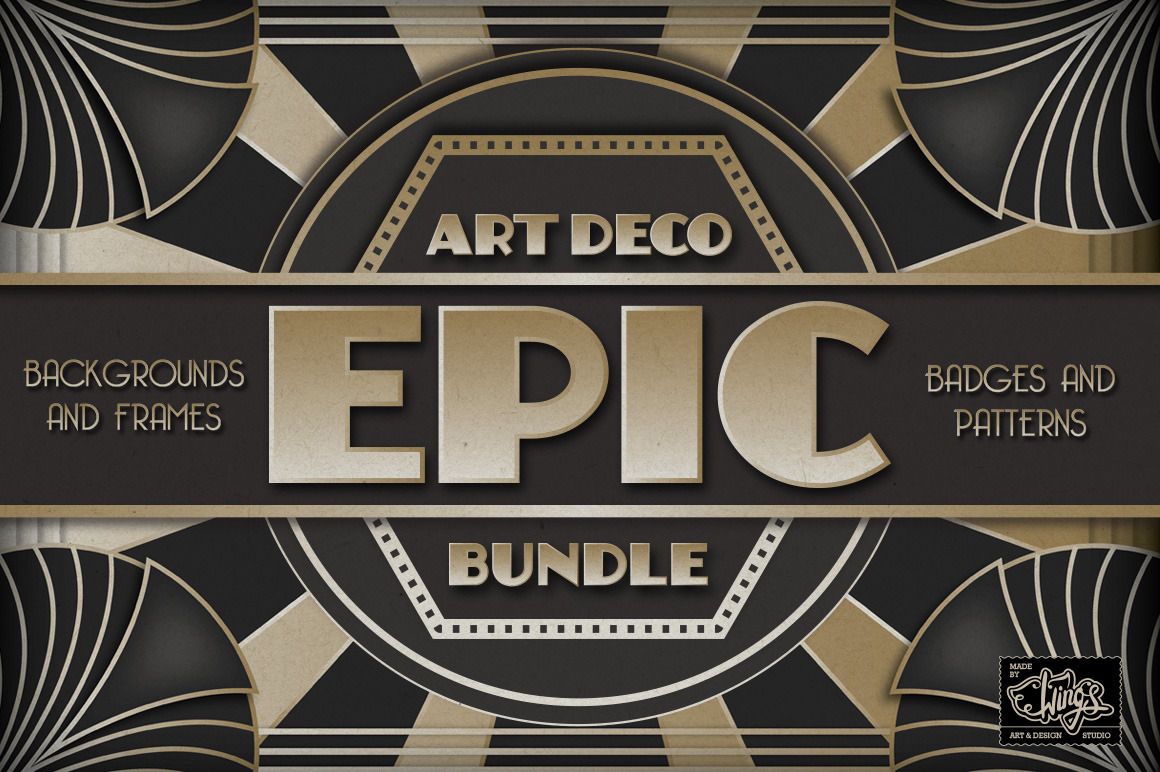 Paquete Art Deco épico