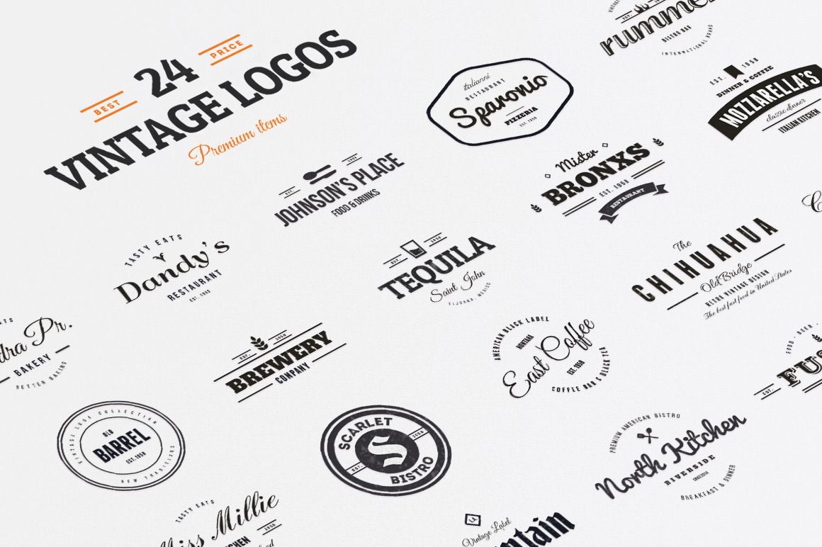 24 insignias e insignias vintage