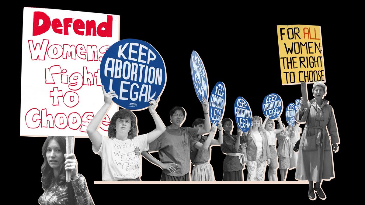 Ženske z znaki prochoice.