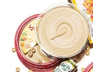 El ganador Hummus como Athenos o Sabra por 2 cucharadas. con verduras El segundo Queso como Sargento String ...