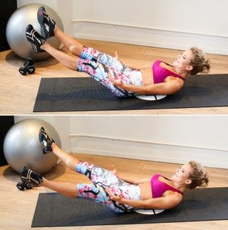 画像には、Human Person Sphere Clothing Apparel Wood Flooring Hardwood Exercise Sport andSportsが含まれている場合があります