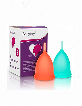 copas menstruales y caja