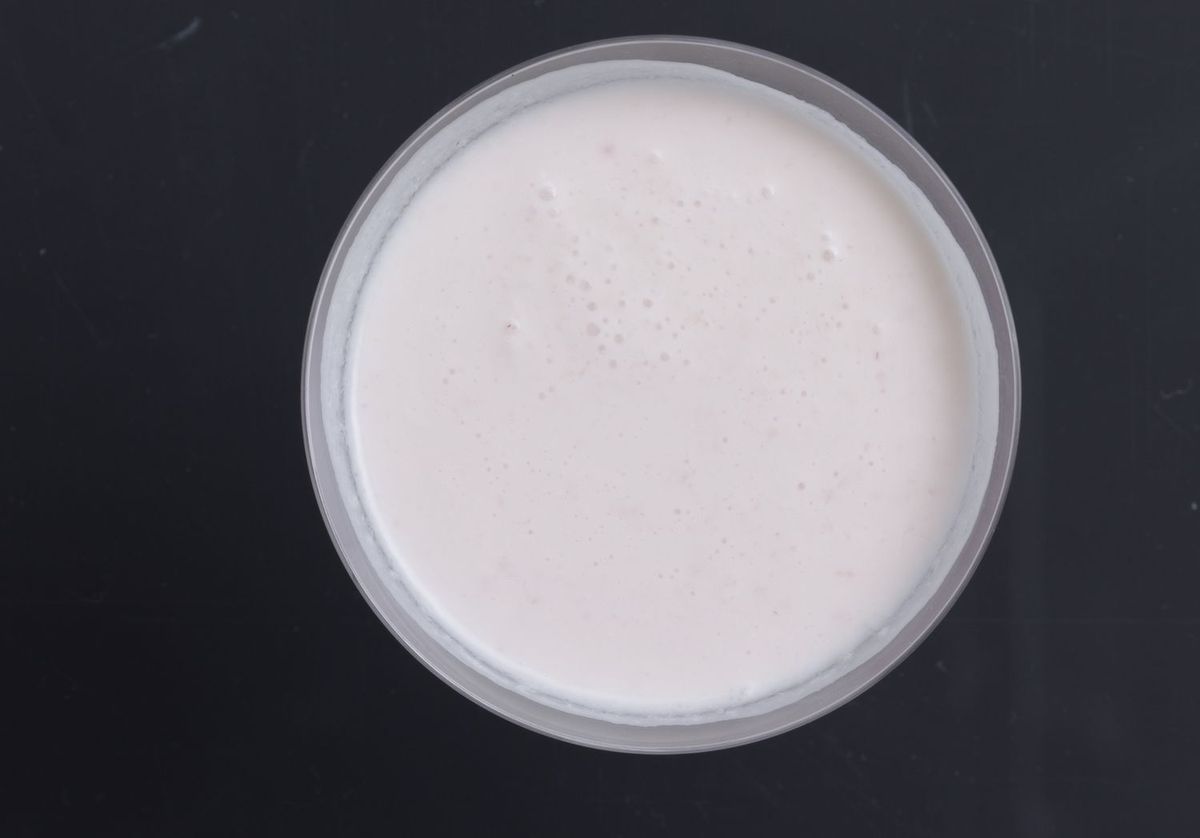 Bild kann Lebensmittel Ei Getränk Milch Getränke und Dessert enthalten