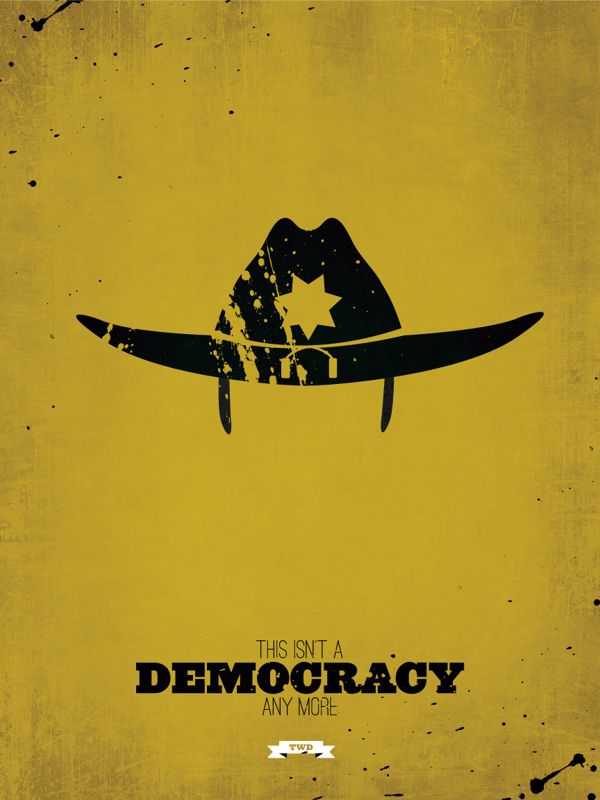 Láminas minimalistas de The Walking Dead de Ryan McArthur (3)