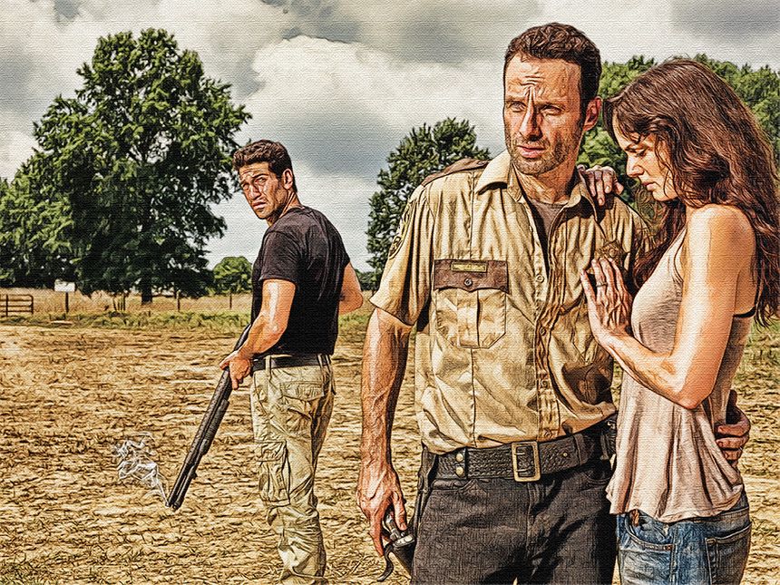 The Walking Dead: Reedición del boceto de Nerdboy69