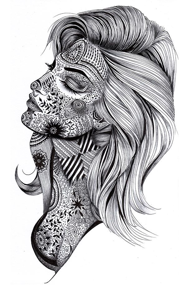 The Illustrated Woman av Melissa Brunet