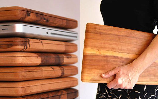 Tabla de cortar de madera de manzana