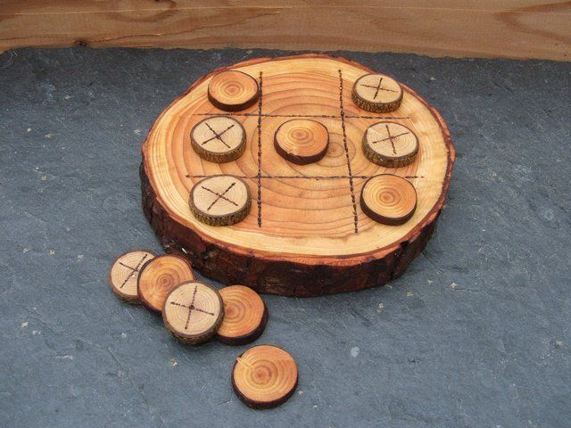 Tic Tac Toe de madera