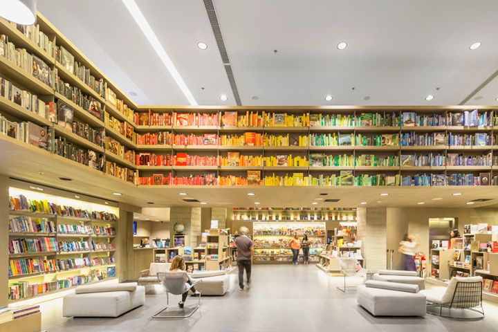 Aiva bookstore by Studio Arthur Casas, Rio de Janeiro – Brazil